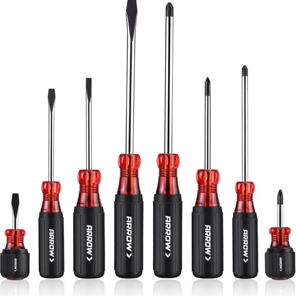 ARROW 8 PCS Magnetic Screwdriver Set