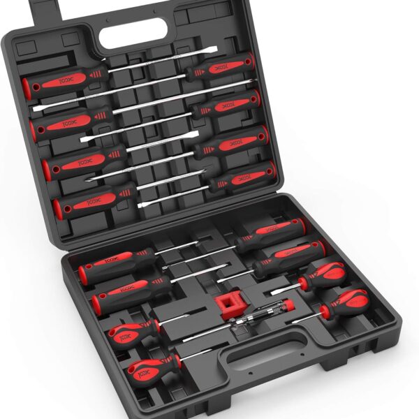 XOOL 18 PCS Magnetic Screwdriver Set with Case