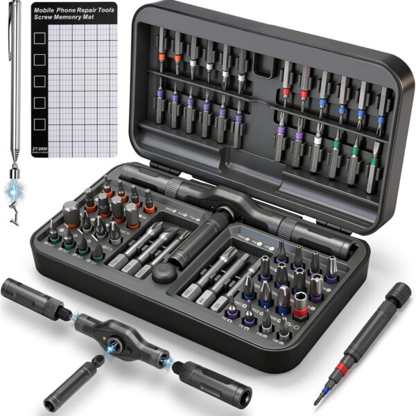 KELIN 68 IN 1 Magnetic Ratchet Screwdriver Set